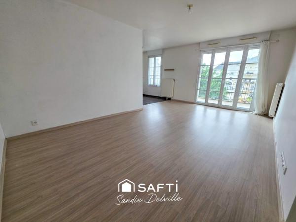 Appartement 3p -2 ch- 63m²- grand balcon- salle de sport