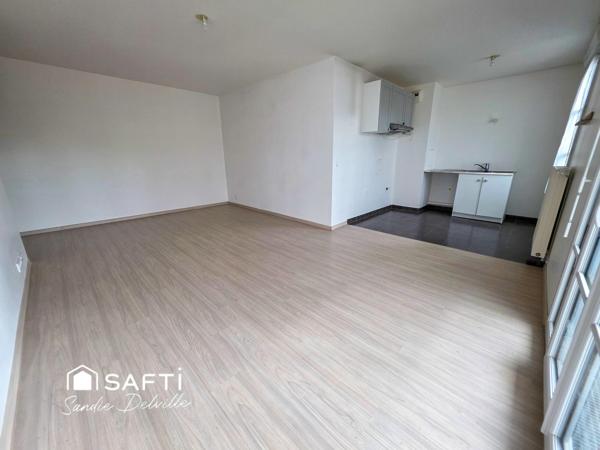Appartement 3p -2 ch- 63m²- grand balcon- salle de sport