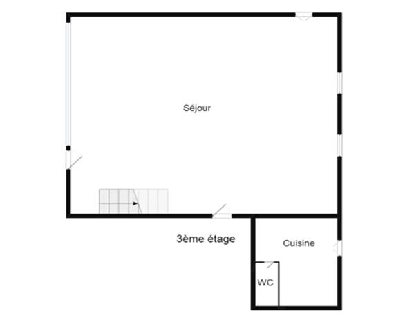 Appartement Granville 4 pièce(s) 83 m2