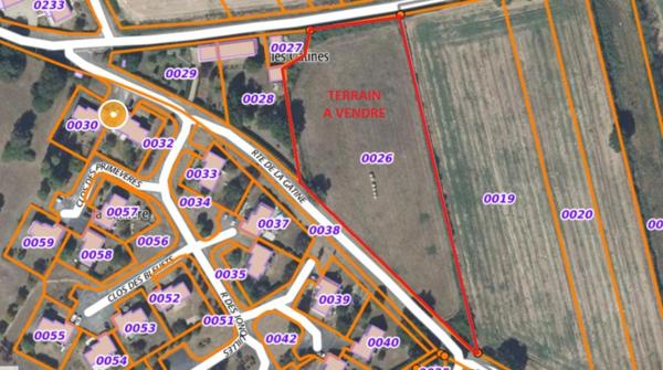 Terrain à bâtir à Neuvy sur Loire