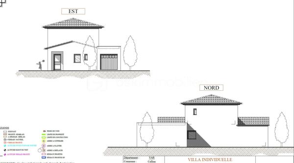 Terrain de 1 800 m²