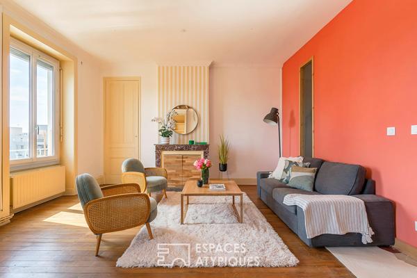 Duplex aux volumes réinventés à Lyon 7