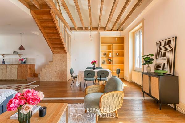 Duplex aux volumes réinventés à Lyon 7