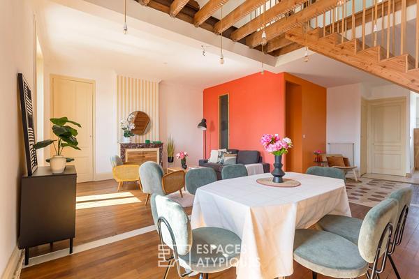 Duplex aux volumes réinventés à Lyon 7