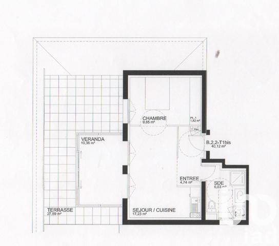 Appartement à vendre 2 pièces 50 m² Draveil