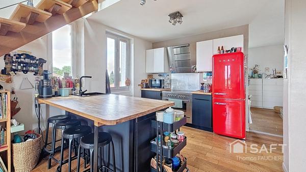 Duplex 109m² de standing Séjour cathédrale de 70m²