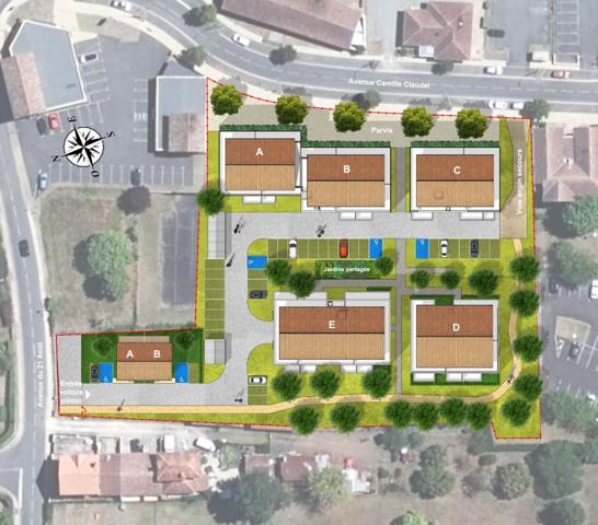 A vendre Programme neuf Appartement T3 Saint Pierre Du Mont ascenseur terrasse parking