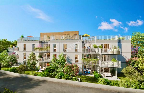 Appartement T4de 83m² avec terrasse de 12m², jardin de 60m² et 2 places de stationnements privatives