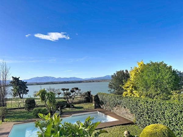 Villa de caractère avec accès direct au lac, Villeneuve de la Raho