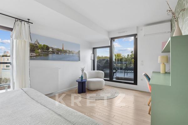 Exclusivité Boulogne. Appartement en dernier étage avec terrasse