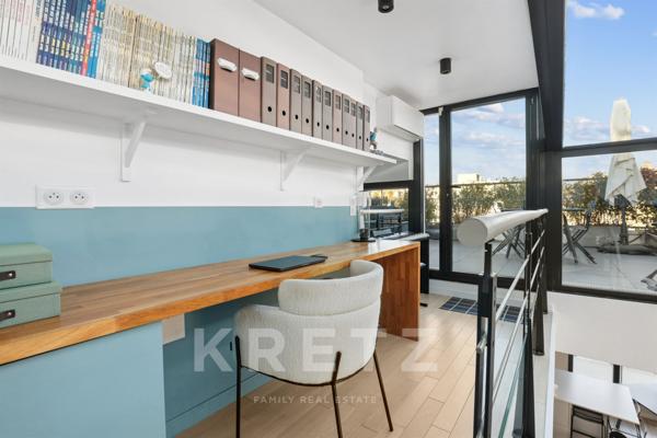 Exclusivité Boulogne. Appartement en dernier étage avec terrasse