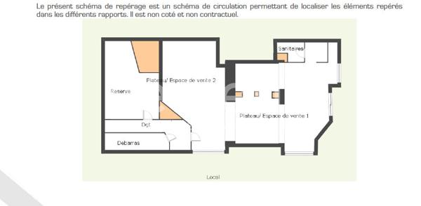 A louer : local commercial en hyper centre de La Fleche 133m²