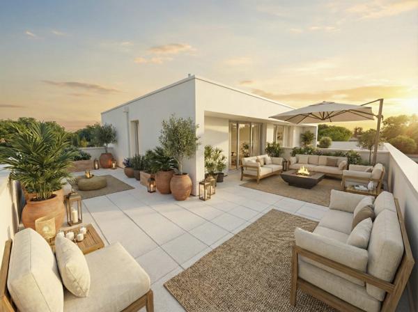 Un Dernier Etage/Terrasse avec RoofTop