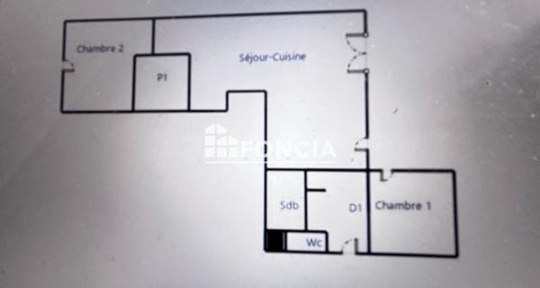 À vendre Appartement 3 pièces 63 m² - Saint-étienne 42000