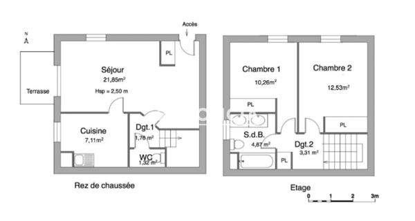 À vendre Appartement 3 pièces 66.28 m² - Riom 63200