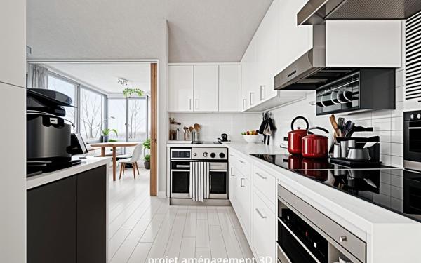 Appartement à vendre    5 pièces • 90,56 m2 Lyon 9