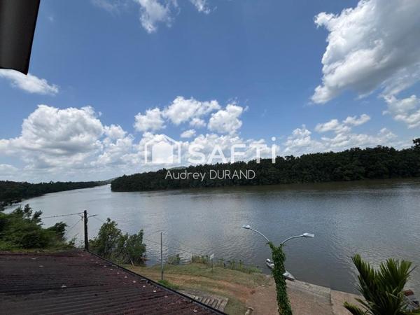 MAISON T6 TRADITIONNELLE GUYANAISE LE LONG DU FLEUVE