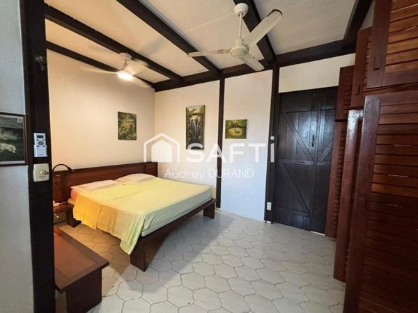 MAISON T6 TRADITIONNELLE GUYANAISE LE LONG DU FLEUVE