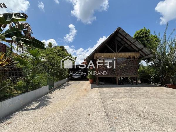 MAISON T6 TRADITIONNELLE GUYANAISE LE LONG DU FLEUVE