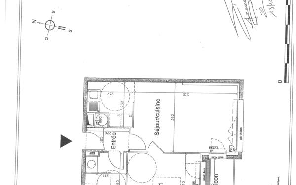 Appartement à louer    2 pièces • 44,85 m2 Noisy-le-Grand