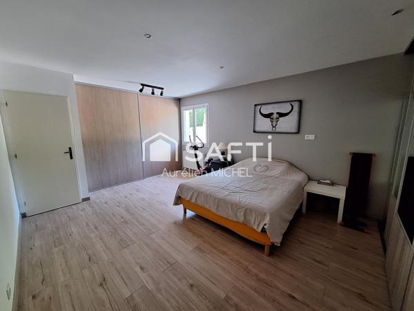 Maison de plain pied de 141m² sur un terrain de 1536m²