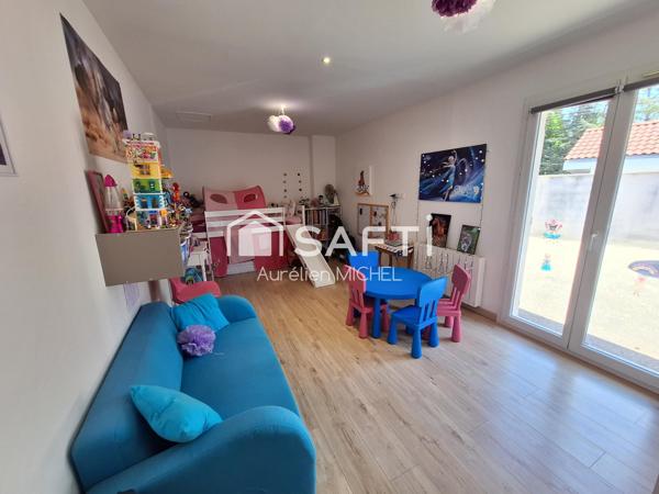 Maison de plain pied de 141m² sur un terrain de 1536m²