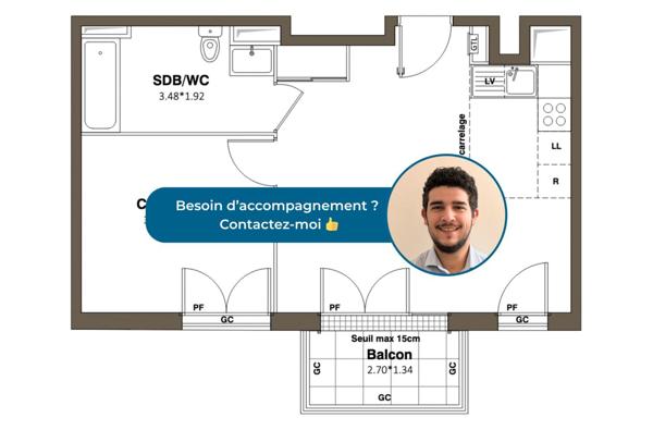 Appartement à vendre 2 pièces 43 m² Aubervilliers