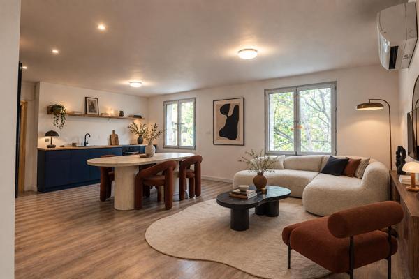 Ensemble immobilier: Appartements T2 et T3 avec terrasse