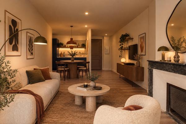 Ensemble immobilier: Appartements T2 et T3 avec terrasse