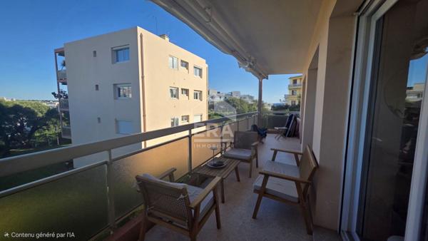 Appartement 3 pièces à louer à Antibes - 65.39 m², 1er étage