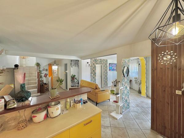 Dpt La Réunion (974), à vendre LA RIVIERE SAINT LOUIS - Ouaki - maison T4/5 de 453m2 - terrain de 543m2 - Piscine