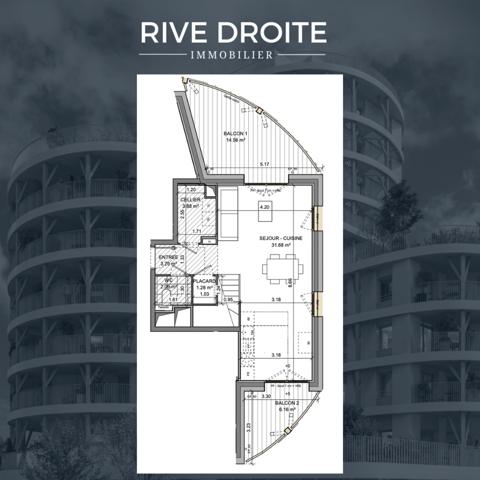 Rennes (35000) RENNES ARSENAL REDON - BD VOLTAIRE - T4 MAISON DE TOIT AVEC TERRASSE - VUES MAGIQUES !