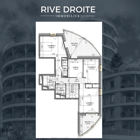 Rennes (35000) RENNES ARSENAL REDON - BD VOLTAIRE - T4 MAISON DE TOIT AVEC TERRASSE - VUES MAGIQUES !