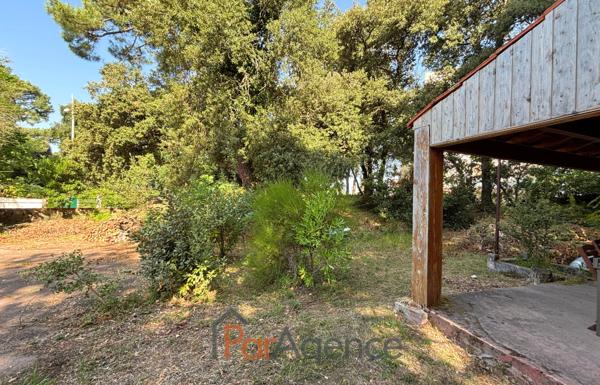 TERRAIN ARBORE à 100 M PLAGE DE NAUZAN