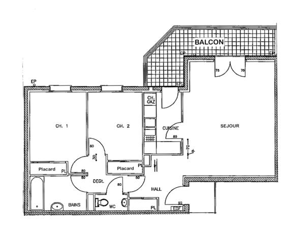 Location appartement 3 pièces 68 m² Brie-Comte-Robert