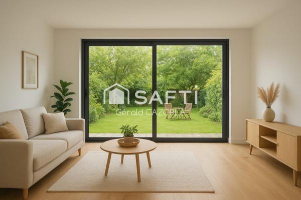 Belle maison contemporaine 3 pièces  en RDC