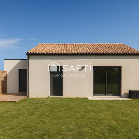 Belle maison contemporaine 3 pièces  en RDC