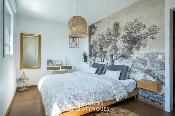 Duplex contemporain avec jardin paysagé