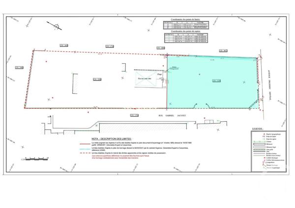 Terrain à vendre  2580 m 2   CARPENTRAS  - 84