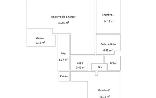 Appartement à vendre    3 pièces • 105,40 m2 Paris 7