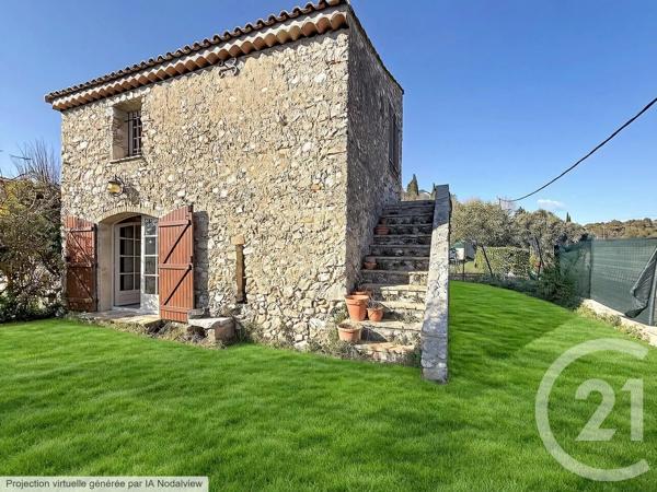 Maison à vendre  2 pièces - 33,29 m 2   LA GAUDE  - 06
