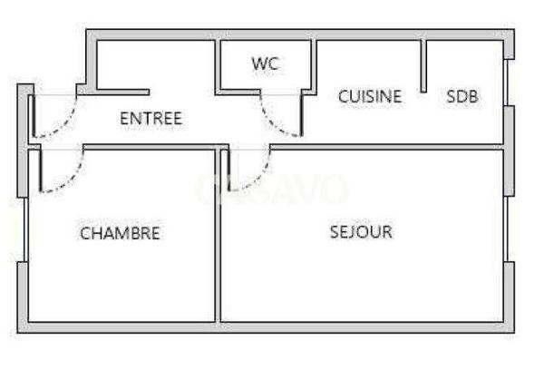 Vente Appartement 2 pièces de 38m² - 78120 Rambouillet