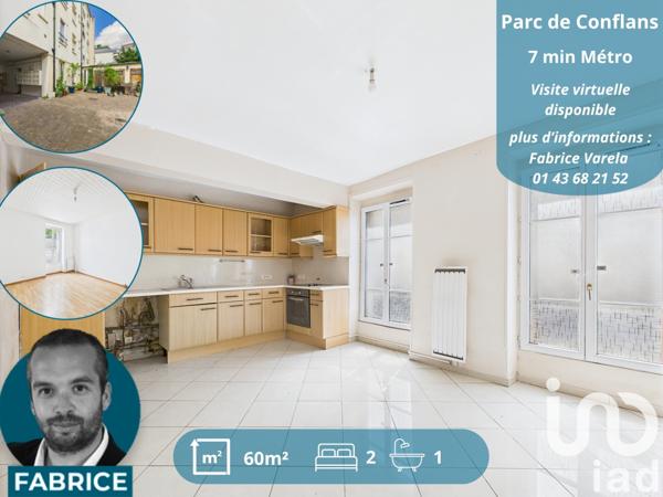 Appartement à vendre 3 pièces 61 m² Charenton-le-Pont