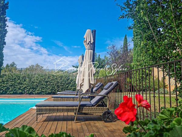 Bédoin - maison provençale avec piscine chauffée au pied du Mont Ventoux