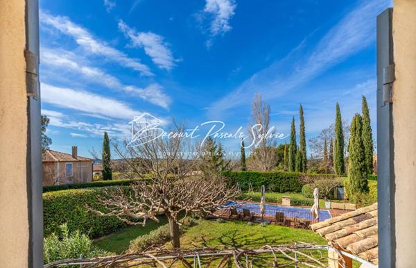 Bédoin - maison provençale avec piscine chauffée au pied du Mont Ventoux