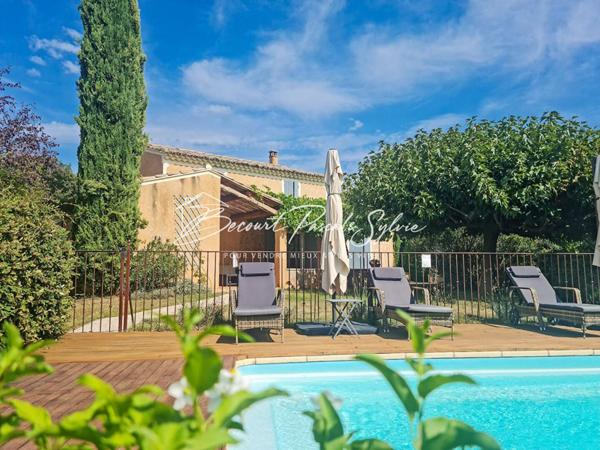 Bédoin - maison provençale avec piscine chauffée au pied du Mont Ventoux