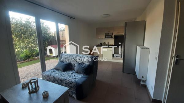 Mazet en résidence sécurisée, au calme