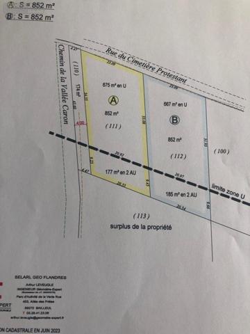 Terrain à Batir à vendre à Hargicourt dans l'Aisne (02420), ref : 80105-488