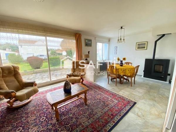 Maison de plain pied, 3 chambres - Barbâtre