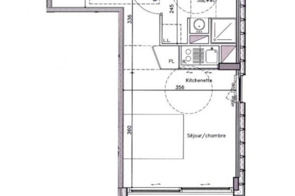 Louer appartement 1 pièce de 28 m²